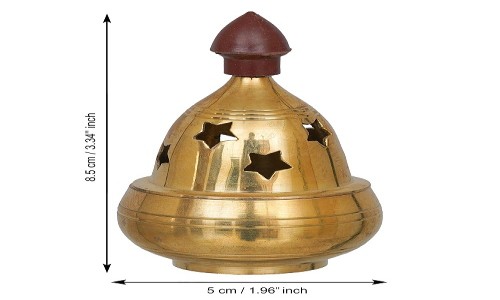 Vadik Art Traditional Akhand Brass Diya for Pooja in meerut up