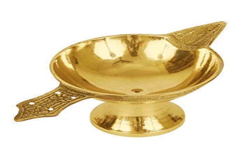 Brass Diya for pooja   Small Size Akhand Jyot in meerut up