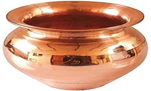 Vadik Art Copper Kumkuma Kalash Handmade | Tamba Ka Lota in meerut up