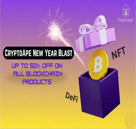 CryptoApe New Year Blast: Up to 50% Off on All Blockchain Products