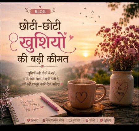 छोटी छोटी खुशियों की बड़ी कीमत