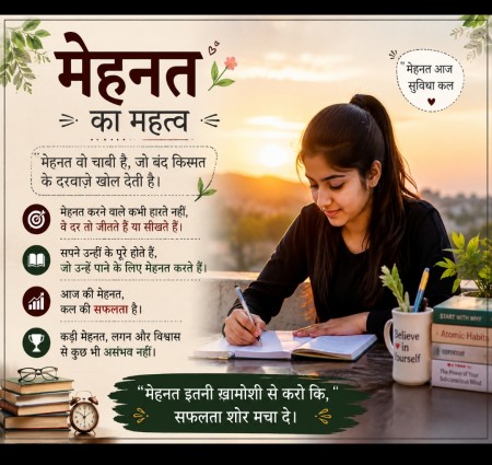 मेहनत का महत्व