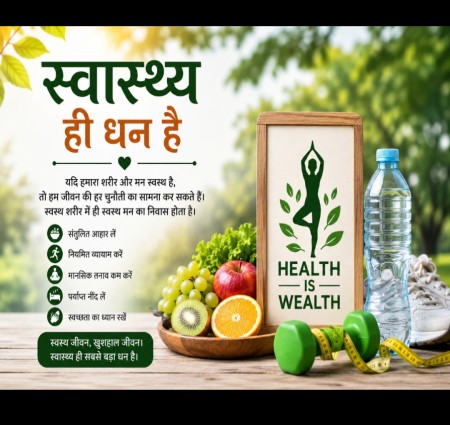 स्वास्थ्य ही धन है
