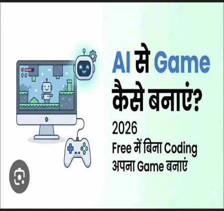 AI की मदद से आप खुदका गेम बना सकते है आइए जानते है कैसे।