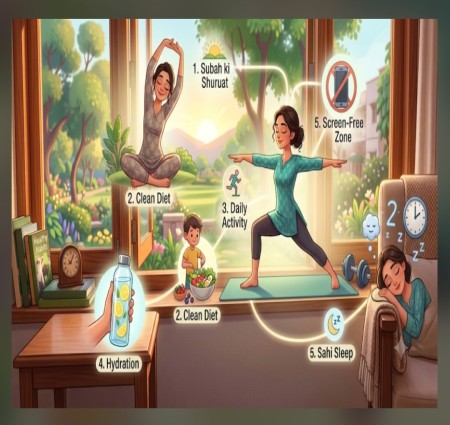 Healthy Lifestyle aur Fitness: 5 Chhoti Aadatain Jo Aapki Zindagi Badal Dengi