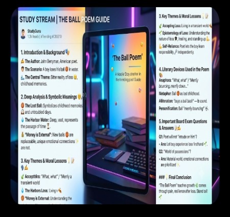 Comprehensive Guide to  The Ball Poem  ??