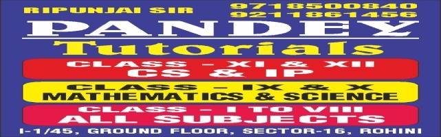 About PANDEY TUTORIAL