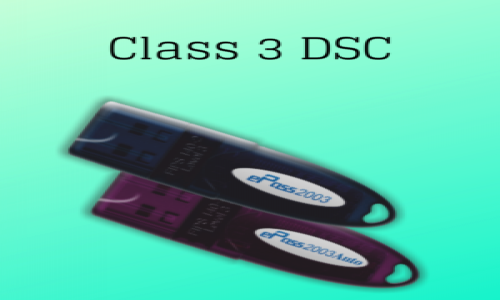 DIGITAL SIGNATURE APPLICATION-CLASS 3