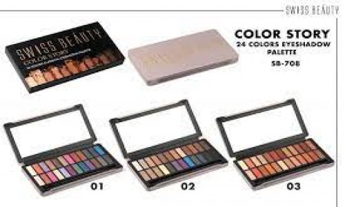 Swiss Beauty 24 Colors Eyeshadow Pallete