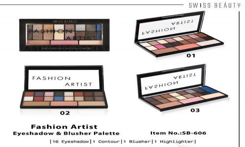 Swiss Beauty Eyeshadow   Blusher Pallette SB606