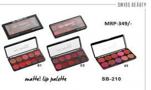 Swiss Beauty Matte Lip Palette SB 210